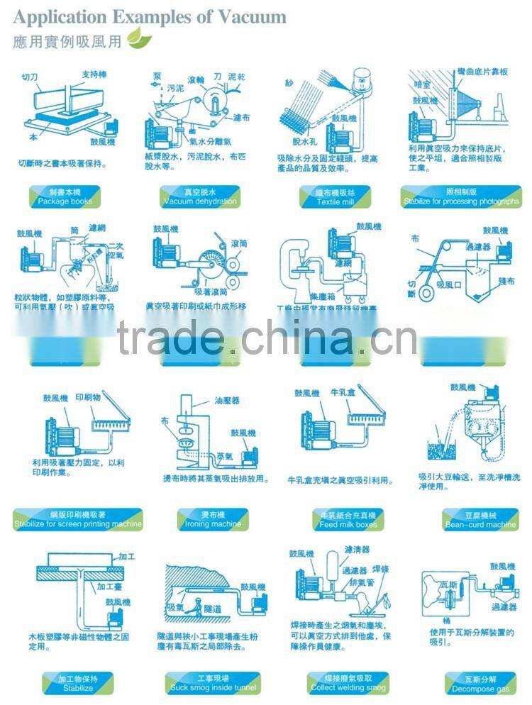 IP55 50 Hz electric air pump and wind pump for Biogas conveying equipment