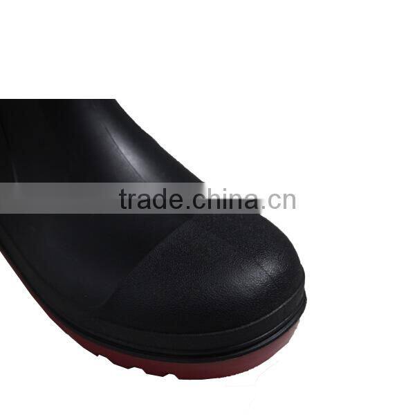 Working Boots With Steel Toe ,PVC Black Work Boots,Security Mining Boots