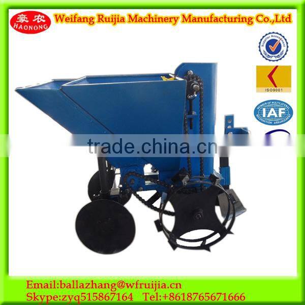 New design farm machinery fertilizer and Planting potato seeder machine used two wheel diesel engine mini walking tractor