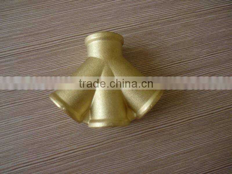 brass German Type Quick female W-four way connector / copper fitting pipe,