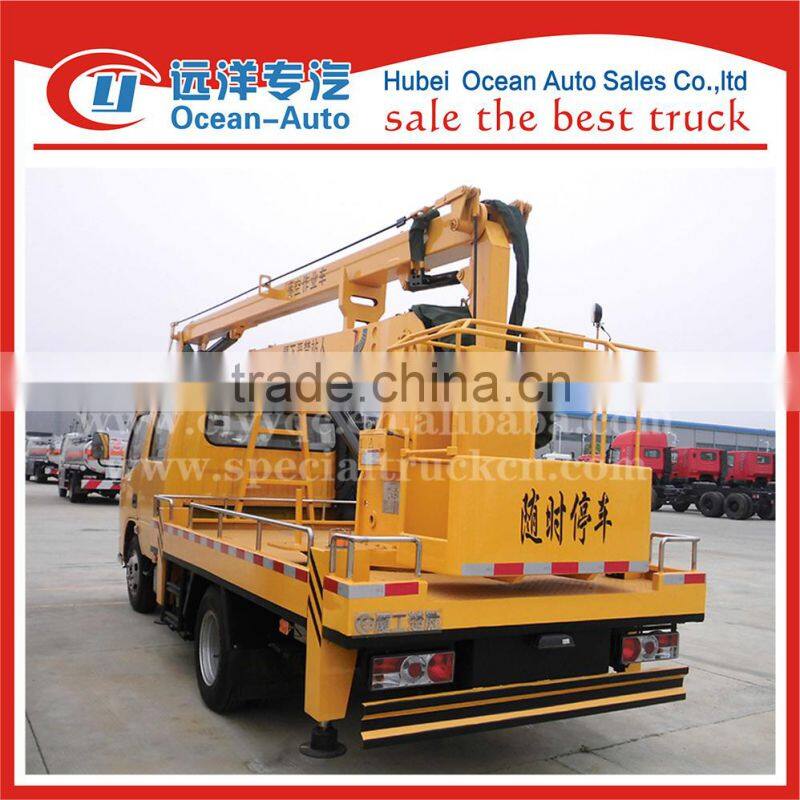 DFAC double cab 14-16m high overhead working truck for sale