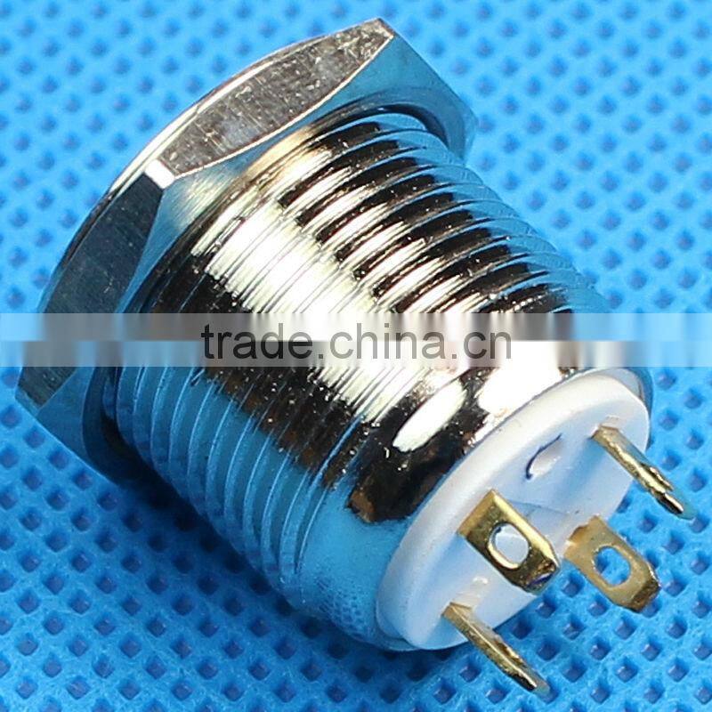 Daier power symbol 16mm illuminated push button switches