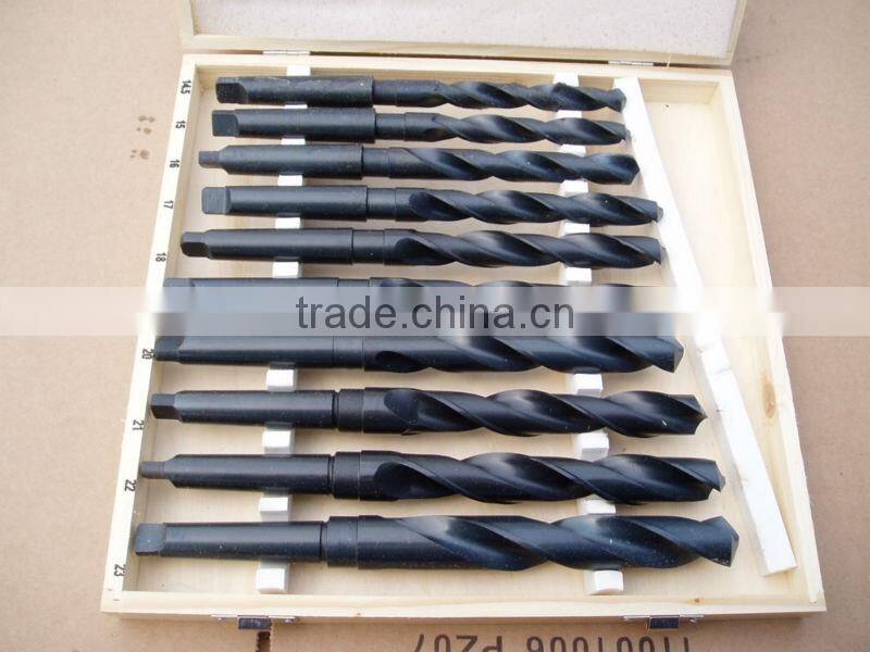 MORSE TAPER SHANK DRILL SET HSS
