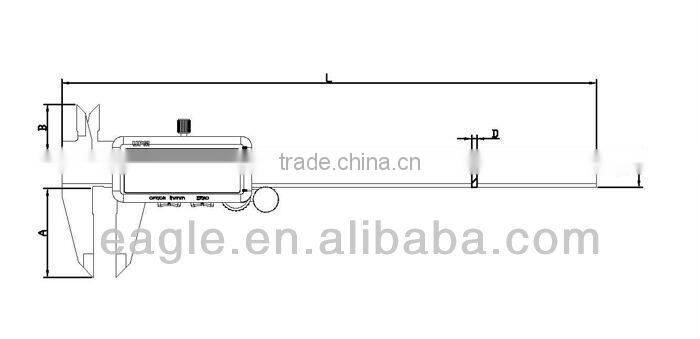 Square large coverABS Digital Calipers