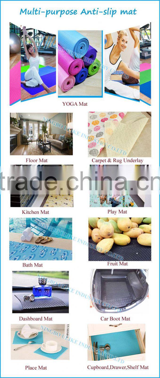 Comfort PVC foam exercise Yoga mat