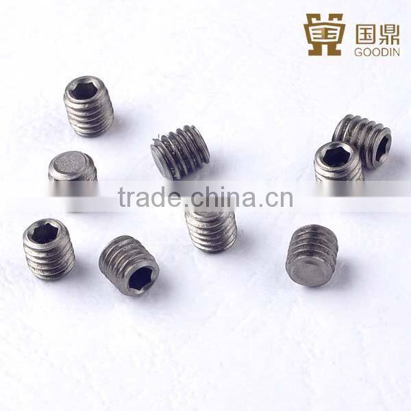 STAINLESS STEEL CONE POINT HEXAGON SOCKET SET SCREW WITH GOOD QUALITY