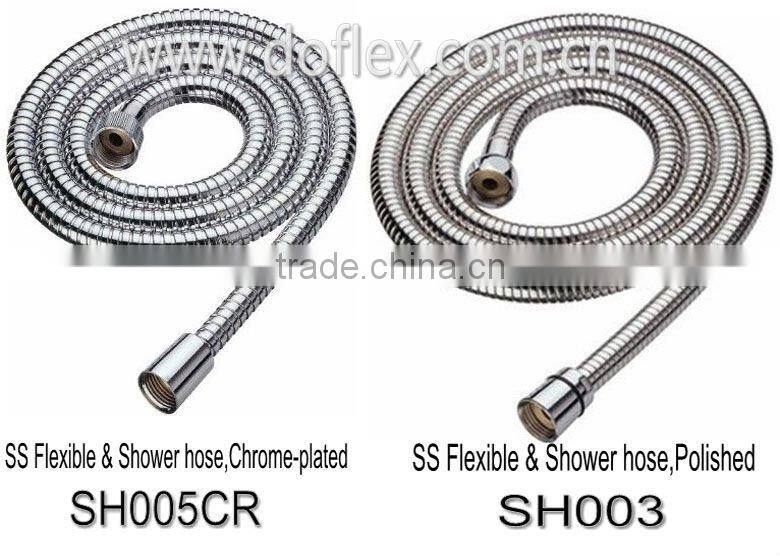 Stainless Steel brass nut Shower Hose