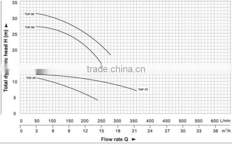 Cast iron centrifugal single phase electric water IP44 pump THFm 75