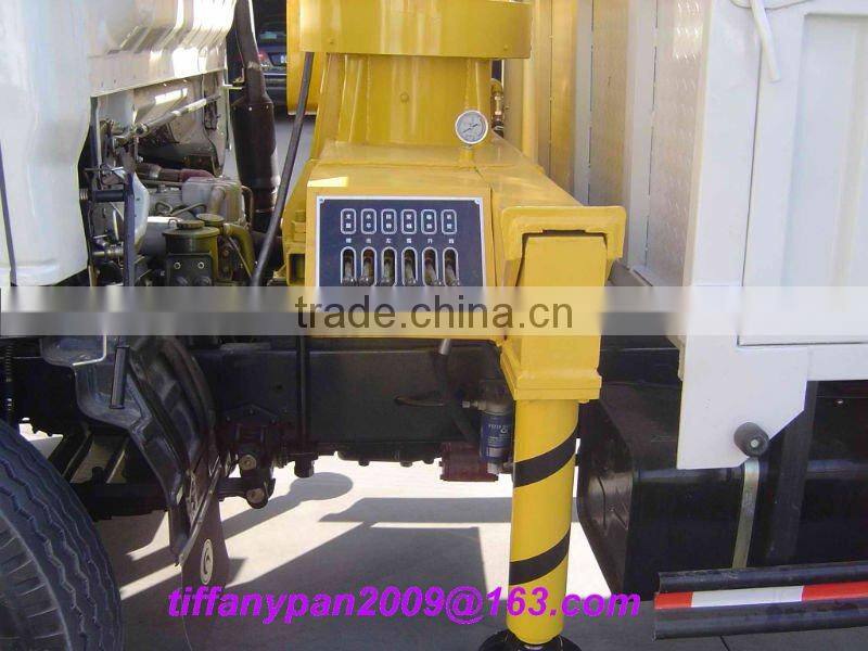 truck with loading crane