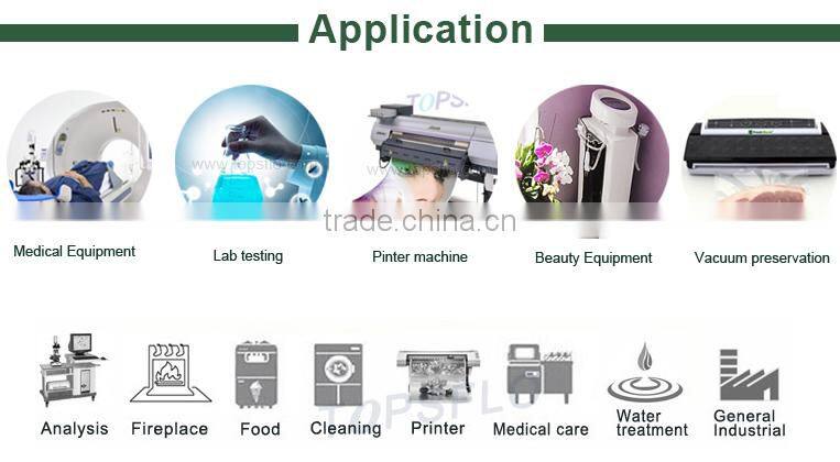 Micro diaphragm brushless 12v 24v dc super quiet hemodialysis machines vacuum pump