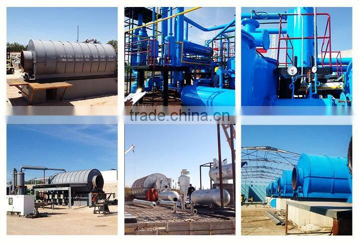 10kg-30T Waste Tyre/Plastics Recycling Machine Pyrolysis Plant To Diesel To Make Electricity