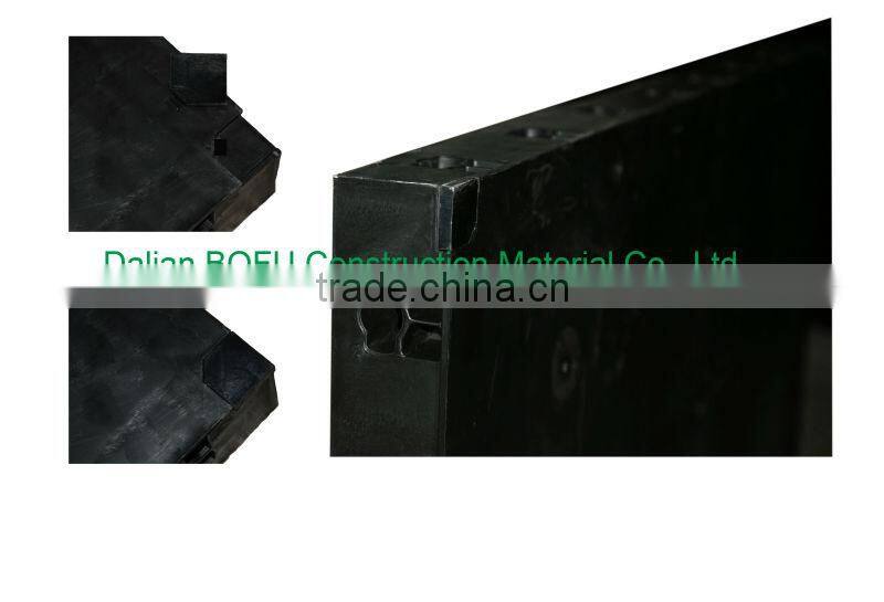 Chinese plastic modular formwork system for column and slab construction and building