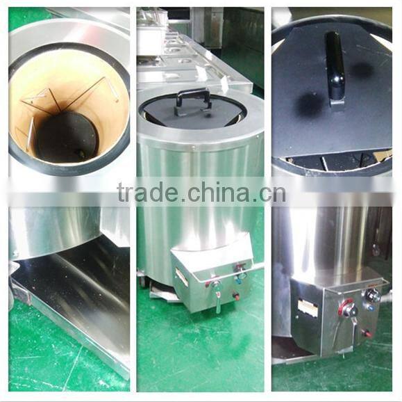 2016 factory price 0.33mm Stainless Steel gas tandoor clay oven for sale