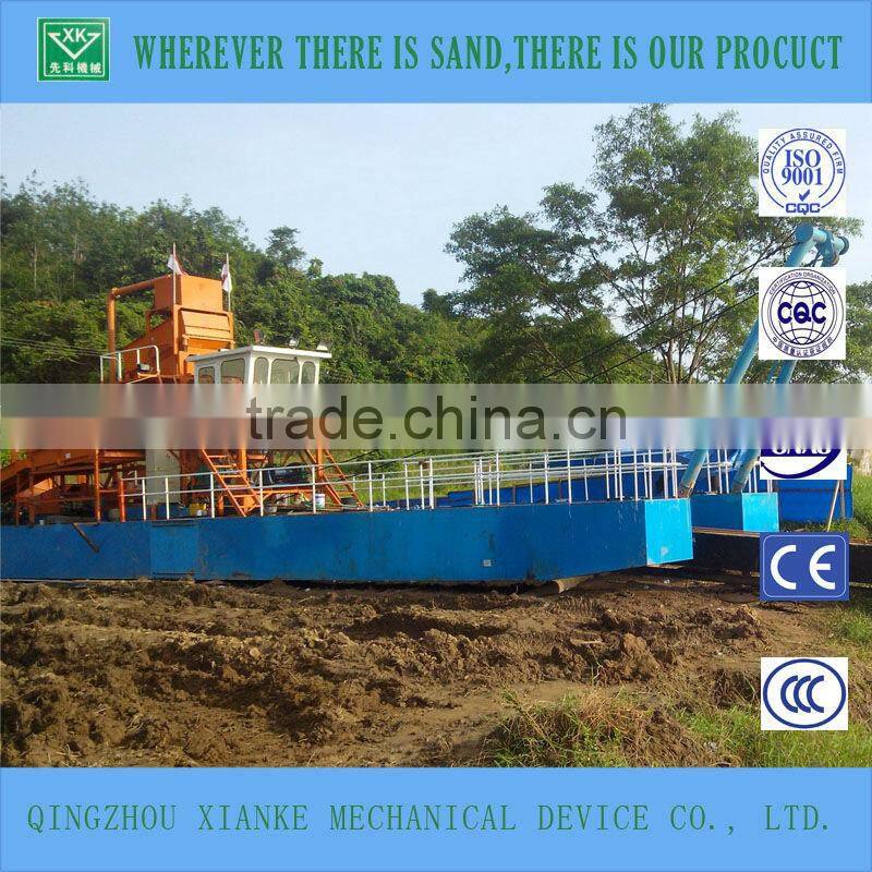 Sand dredging and gold mining machinery