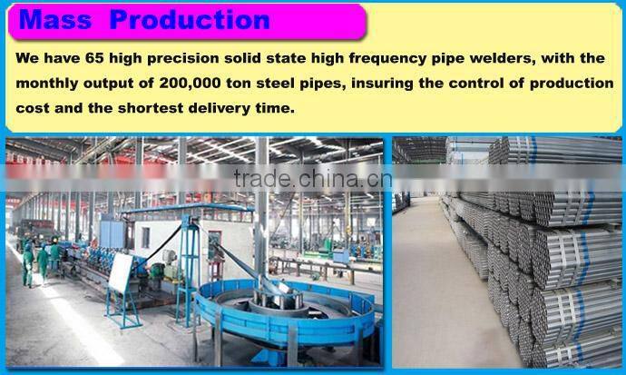 2 inch ASTM A53 Gr.B Schedule40 Galvanized Steel Tube