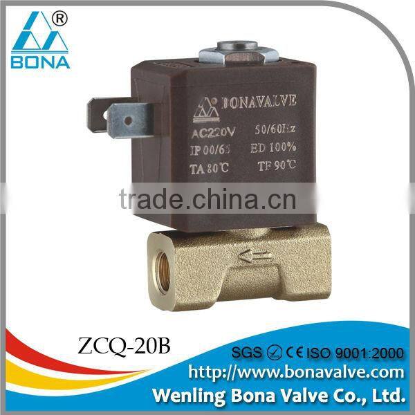 Air Co2 welding machine air control Aluminum Solenoid Valve 24v ZCQ-06ALV