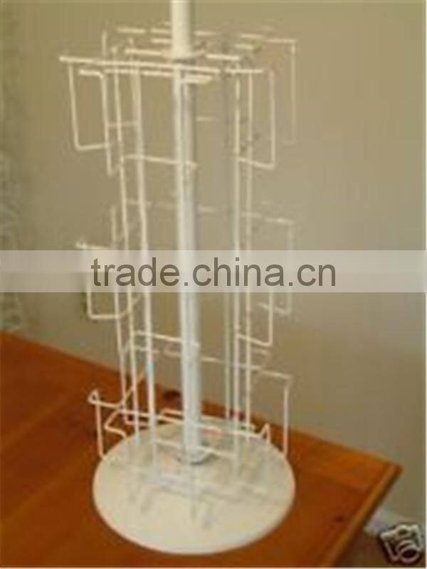 Floor Standing Metal Wire Display Stands for Business Cards