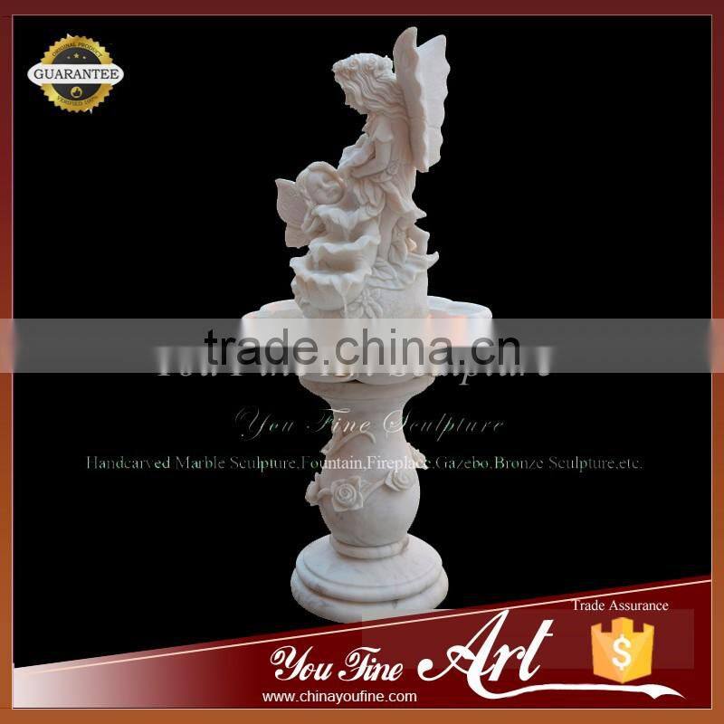 Oudoor Garden Marble Girls Fountain