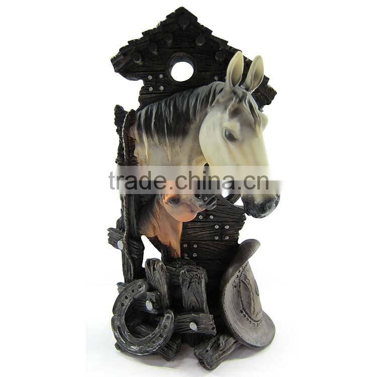 Resin decorative horse head wall hanging product