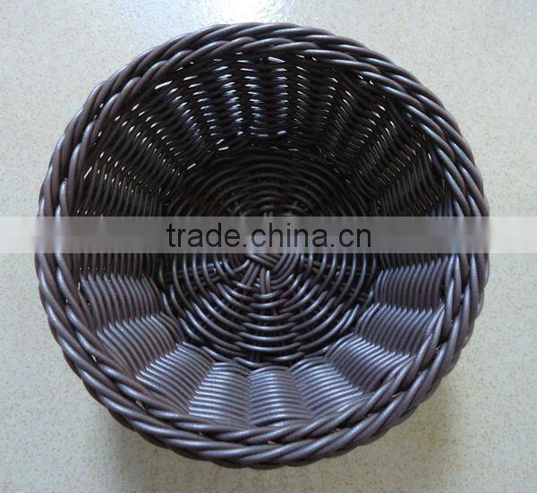 2016 wholesale poly rattan bread basket for sale