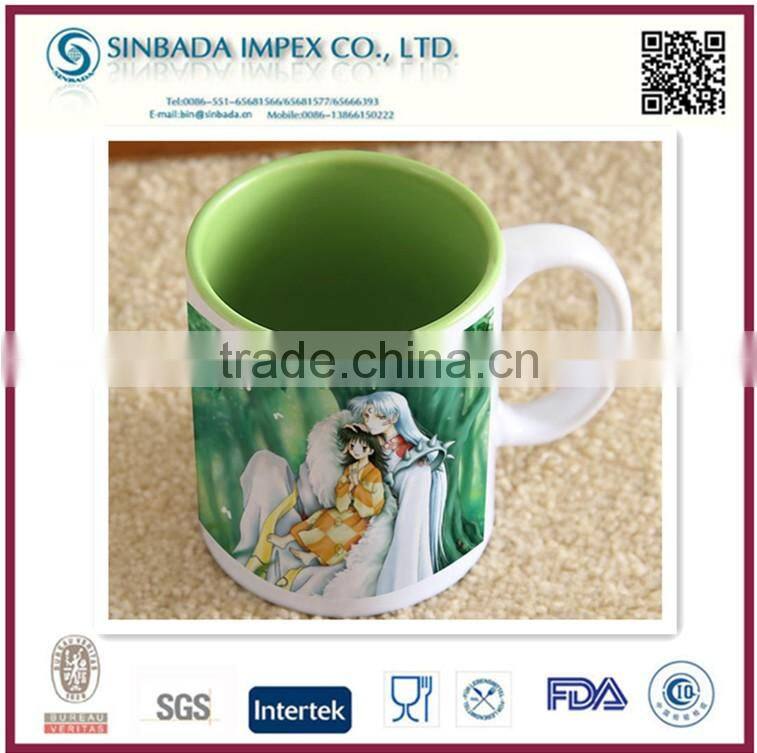 2016 new product ceramic coffee mugs as gift items for children