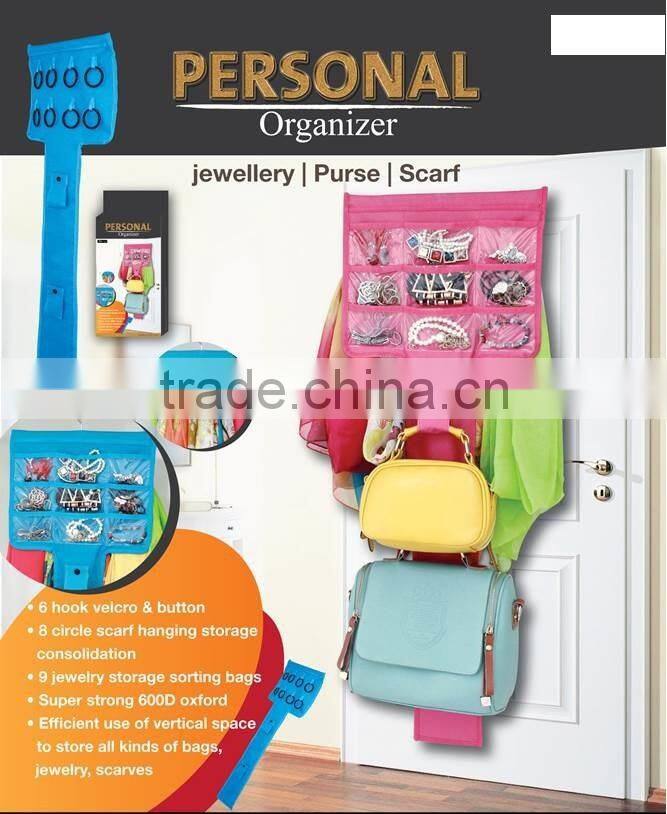 personal organizer/jewellery organizer/purse organizer/scarf organizer