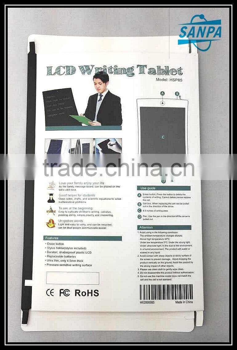 2016 Hot Top Childern LCD Writing Tablet,Wordpad