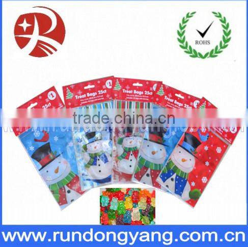 2015 wholesale colorful printed pp plastic gift bag for christmas