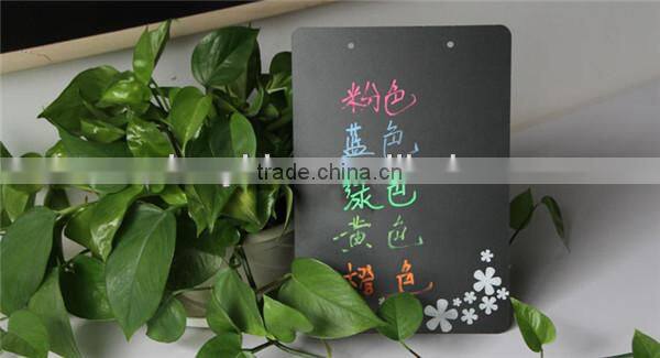 Decorative Wooden Message Boards Double Side Wooden Memo Blackboard Writing Board Coffee Shop Message Board 21 * 30 cm