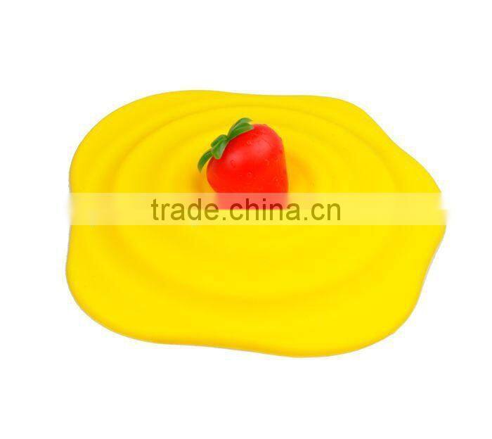 All kinds of cute shape silicone suction cup lid