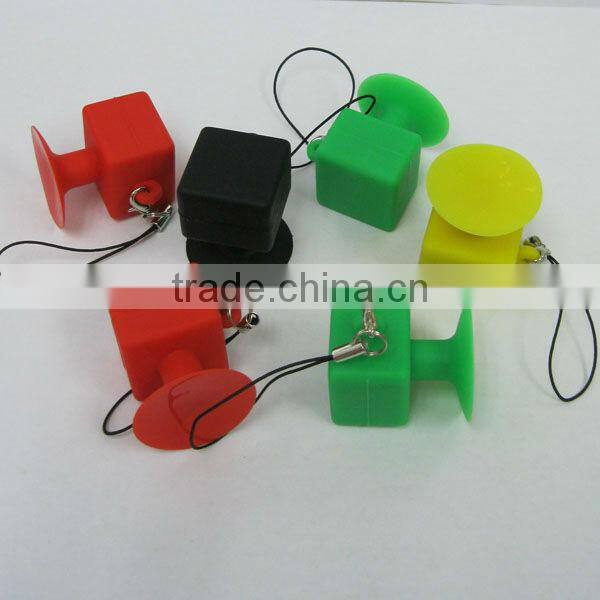 2013 colorful square head silicone phone holder