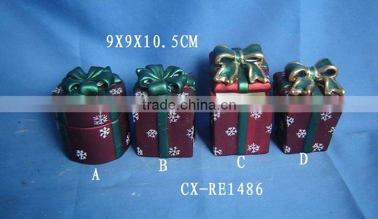 Ceramic Gift Box-Ceramic christmas gift box
