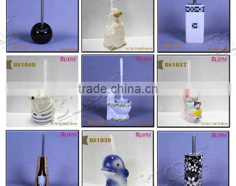 Bathroom toilet items toilet brush with holder