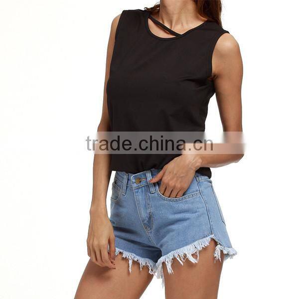 2017 New fashion jeans plus size denim shorts in 4 colors thin style for girls