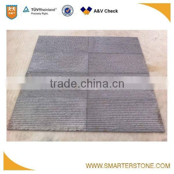 Grey color china basalt paving stone with brushes