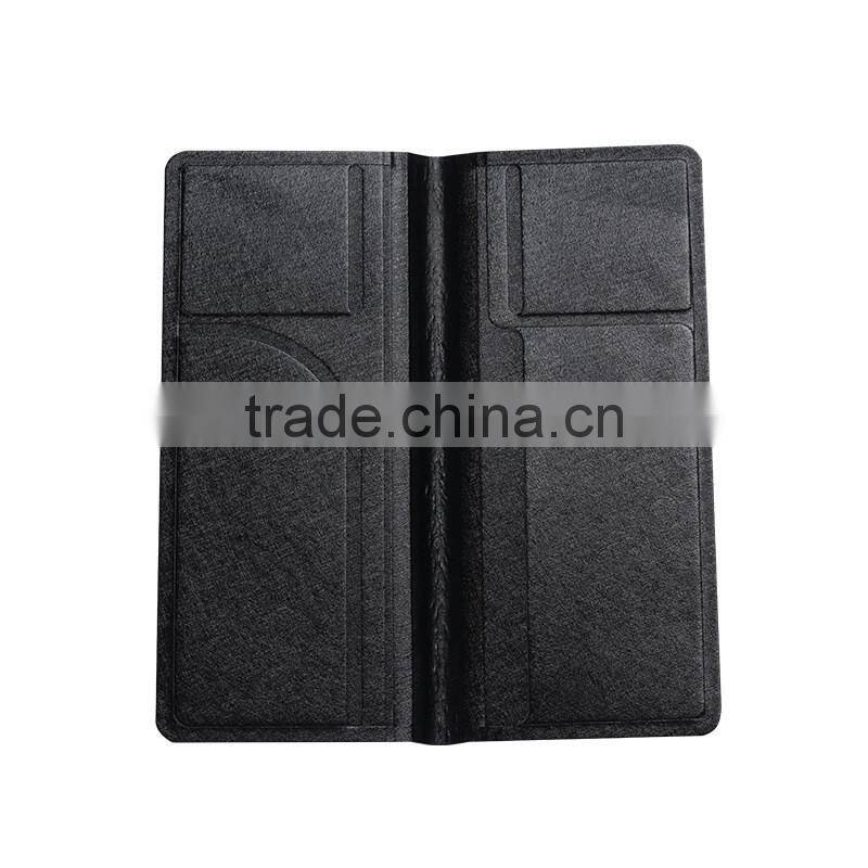 Wholesale passport cover PVC passport holder wallet for business document organizer