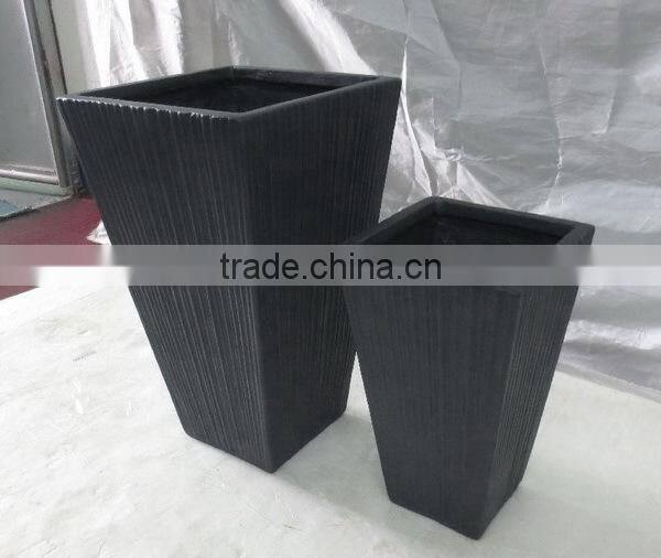 Garden outdoor fiberglass clay planter pot