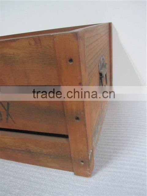 unfolding paulownia wooden crate for bottles egg fruit