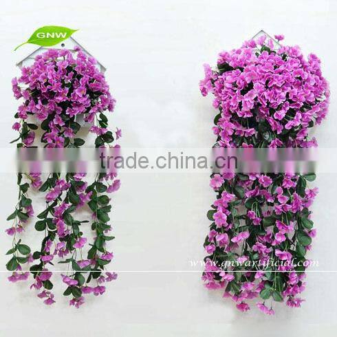 GNW FLV08 Fashion Artificial Ivy Vine Leaves Fake Foliage Flower Garland Plants Home Decoration for sale