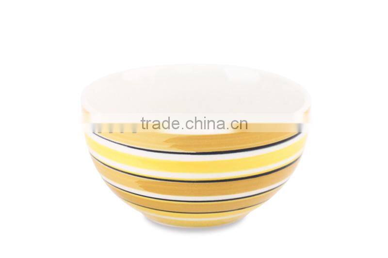 Hand-painted Stoneware Bowl