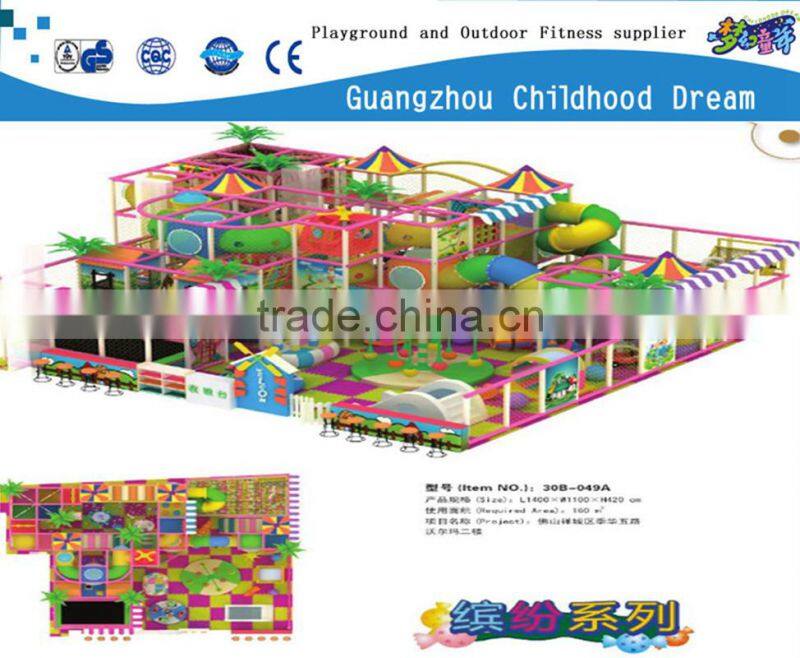 $39/sq.m CHD-474 public area attractive children indoor playground big slides for sale