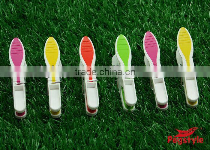 TPR clothes pins colorful plastic clothes pegs