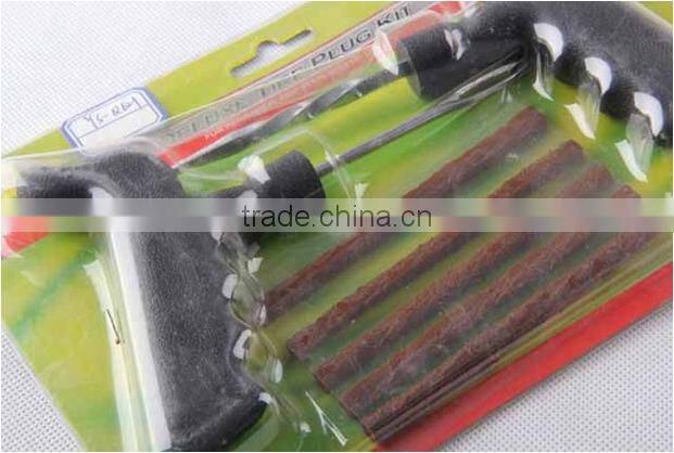 7pcsEmergency tubeless tire repair kit/Car tyre repair tool kit/Tire repair tool kits with 3pcs glue