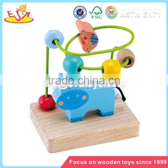 Wholesale top selling wooden children beads toy interesting wooden children beads toy W11B023
