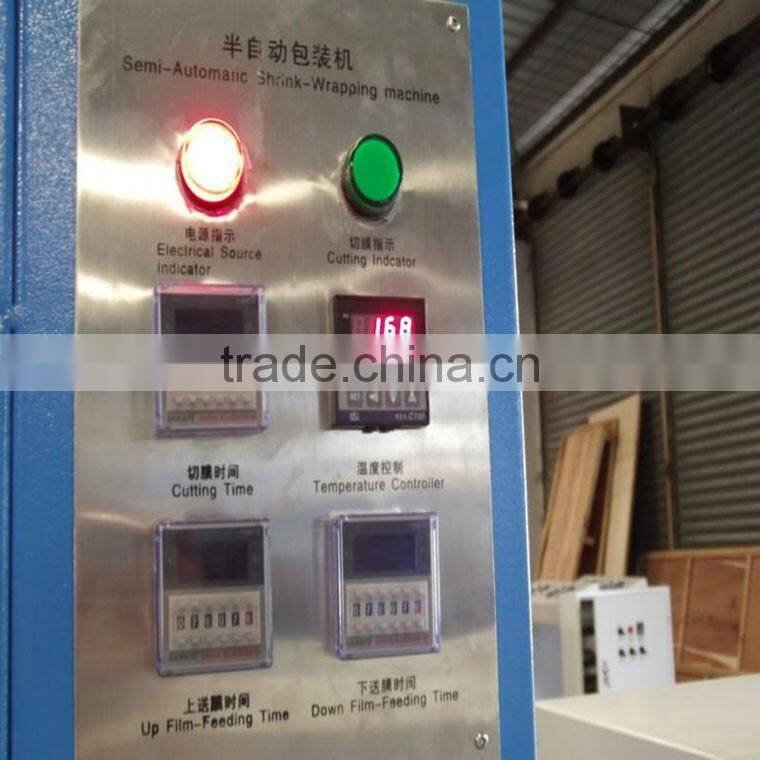 2017 Semi Auto Shrinking Wrapping Machine,sleeve wrapper machine