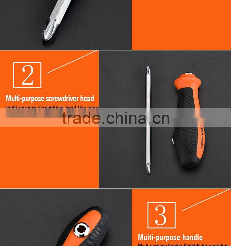 Eco-Friendly Professional Professional Chrome Vanadium Hand Tool 2 IN 1 Screwdriver