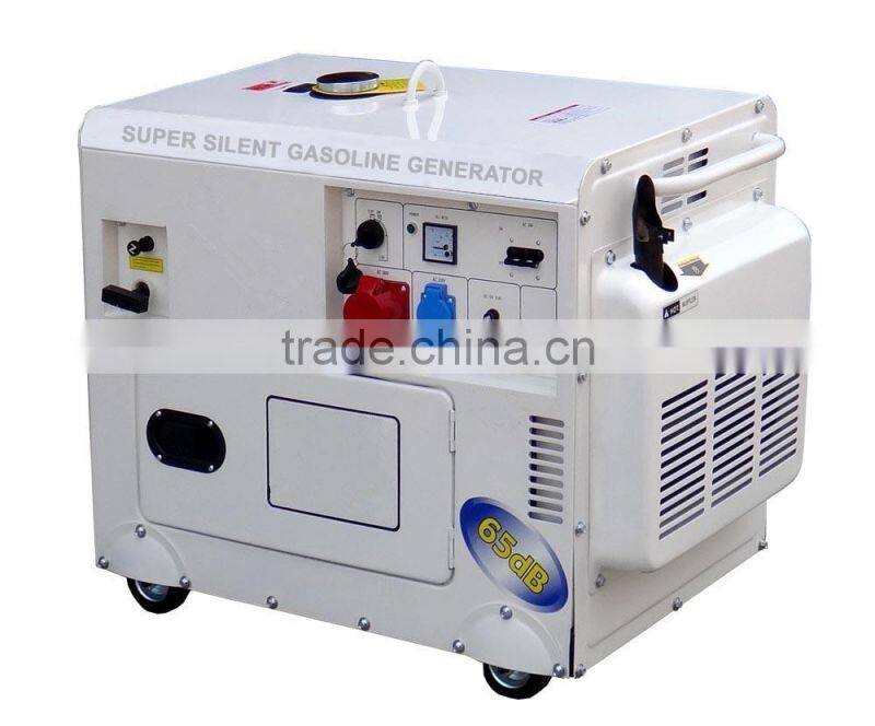 Electric start/190F OHV engine/silent gasoline generator