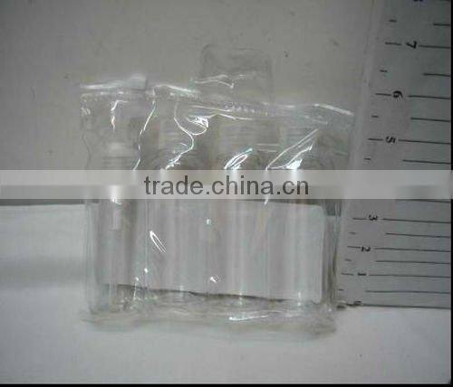 4pcs plastic PET bottle/cosmetic bottle for travl kit