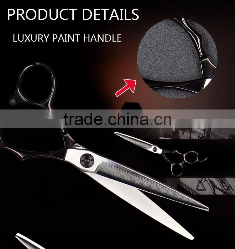 AV-575G Chinese Damascus Steel Hair Scissors Layer Steel Hair Cutting Scissors