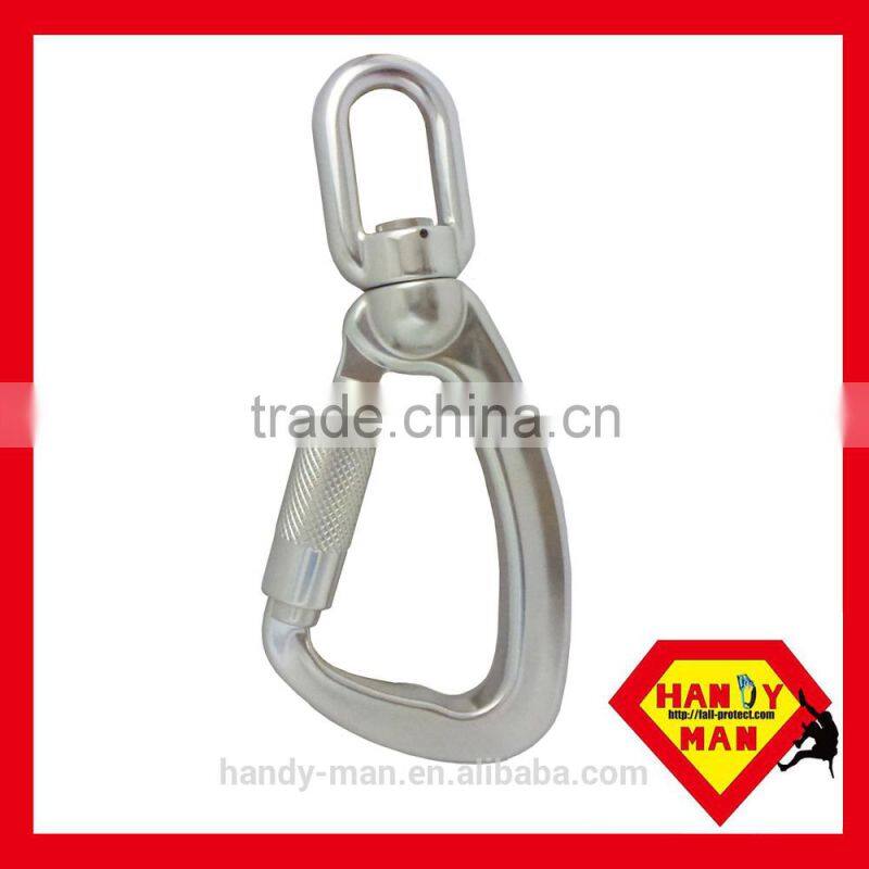 A304DKTL Aluminum Swivel Load Indicator Snap Twist Lock Hook